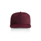A plain maroon baseball cap on a white background.