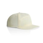 A plain light yellow baseball cap on a white background.