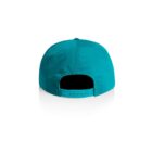 A teal baseball cap shown from the back on a white background.