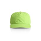 A plain light green baseball cap on a white background.