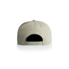 Light gray baseball cap shown from the back with an adjustable snap closure.