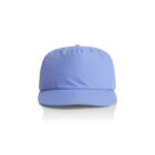 Light blue baseball cap on a white background, viewed from the front.