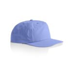 Light blue baseball cap on a white background, angled to show the side and front.