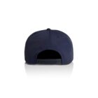 Navy blue snapback cap shown from the back on a white background.