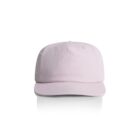 Light pink baseball cap on a white background, viewed from the front.