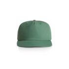 Green baseball cap on a white background, shown from the front.