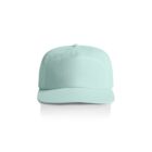 Light blue baseball cap on a white background, viewed from the front.