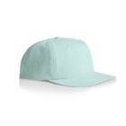 Light blue baseball cap on a white background.