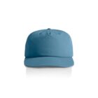Light blue baseball cap on a white background, shown from the front.
