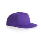 A plain purple baseball cap on a white background.