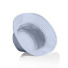 Light blue bucket hat shown from the inside, on a white background with a shadow.