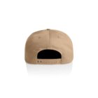 Tan baseball cap shown from the back with an adjustable snapback closure.
