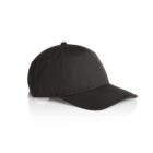 A plain black baseball cap on a white background.