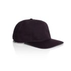 Black baseball cap with curved brim on a white background.