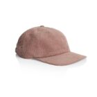Light brown corduroy baseball cap on a white background.