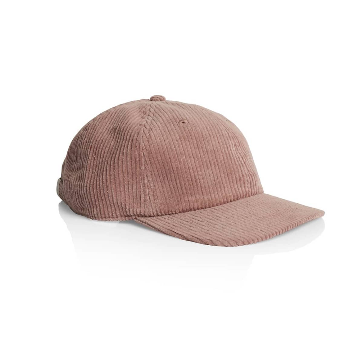 Light brown corduroy baseball cap on a white background.
