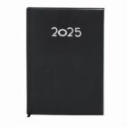 A black 2025 planner with white text on the cover.