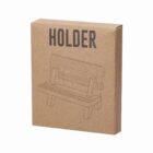 Brown box with HOLDER text and a simple bench illustration on the front.