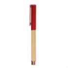 A red and gold pen with a sleek, elegant design.