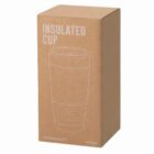 Brown box with Insulated Cup and a cup outline. Labeled Marino/Navy 420ml.