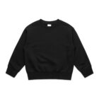 Black sweatshirt on a white background.
