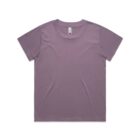 Purple T-shirt on a plain white background.