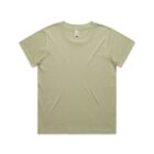 Light green plain T-shirt on a white background.