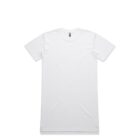 Plain white T-shirt on a white background.