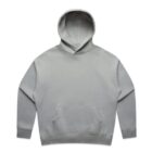 Light gray hooded sweatshirt with a front pocket, displayed on a white background.