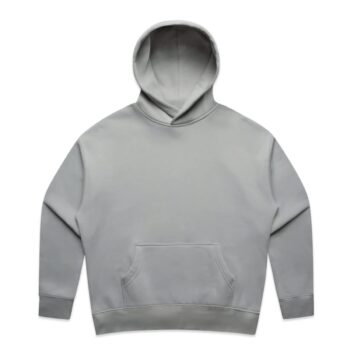Light gray hooded sweatshirt with a front pocket, displayed on a white background.