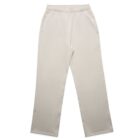 Beige sweatpants with an elastic waistband, shown on a white background.