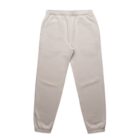 Light gray sweatpants with an elastic waistband and cuffs.