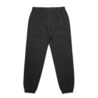 Black jogger pants displayed flat on a white background.