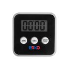 Square digital timer with buttons labeled MIN, SEC, and START/STOP on a black face.