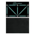 Soccer training pattern with arrows and numbers; empty black rectangle below.