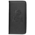 Black leather wallet with SAGE EXECUTIVE GROUP embossed on the front.