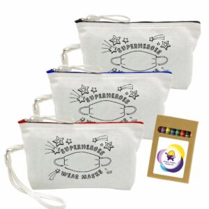 Terre Colouring Canvas Cosmetic Bags