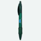 Green retractable pen with a translucent barrel and ARTLAB logo.