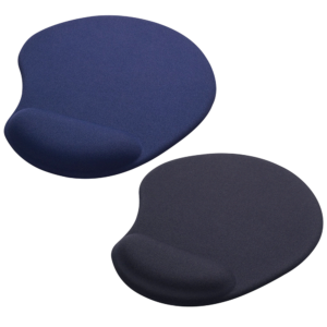 Blue and black gel mouse pads