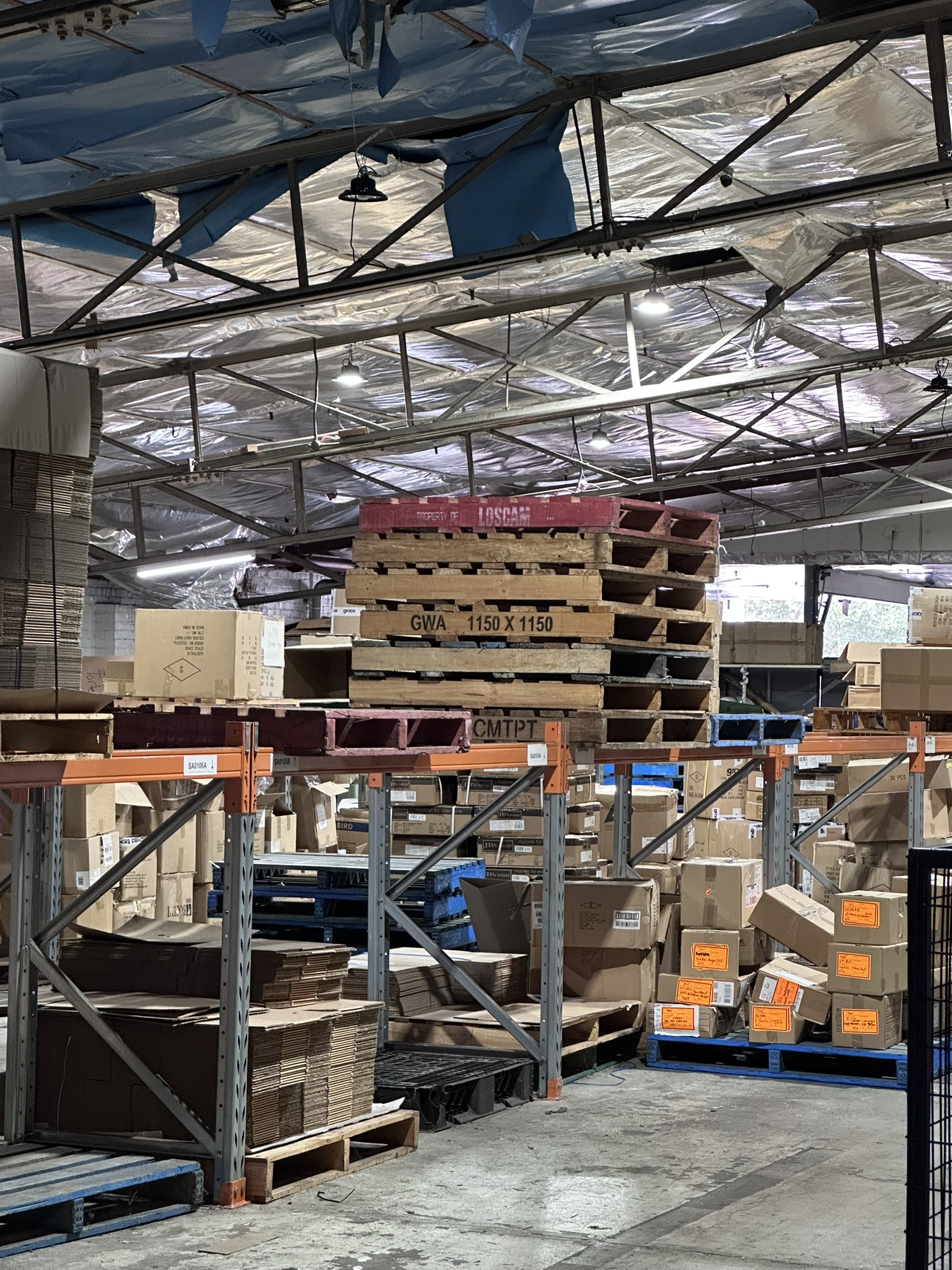 screen printing warehouse