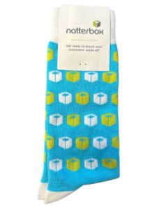 Image of Promotional socks with client logo