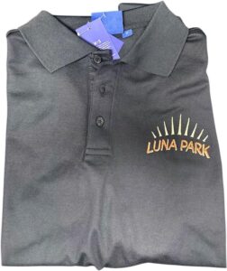Polo Shirt with Lunar Park Logo