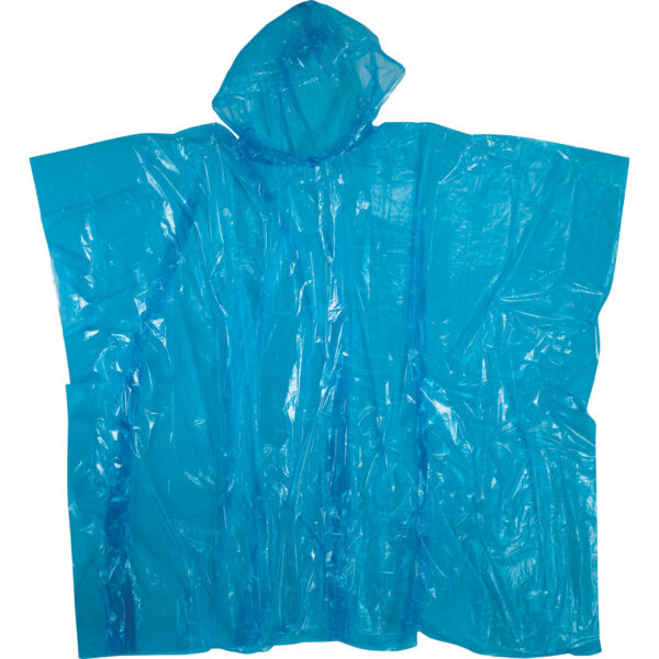 Blue poncho