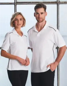 Custom White Cotton Polos