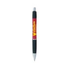 Red and black ballpoint pen with Diablos logo and yellow text on the barrel.