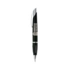 A black and silver pen labeled Burgess Construction.