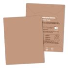 Two brown detergent sheet packages, one showing front and the other showing back instructions.