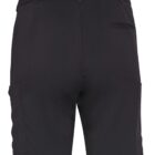 Black shorts with pockets, viewed from the back.