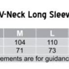 Jumper size chart with chest and body length measurements for sizes S to 3XL.