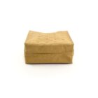 A brown rectangular box with a patterned top, shown against a white background.